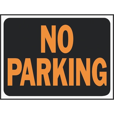 Hy-Ko 9x12 Plastic Sign, No Parking 3012